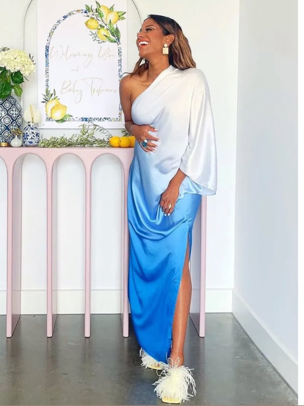 Baobab Cabana Dress Blue Ombre